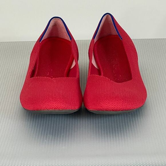 Rothy's The Flat Scooter Red Round Toe Ballet Flats Size 6 - Picture 3 of 6
